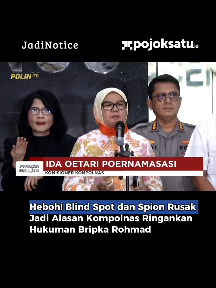Komisioner Kompolnas Ida Oetari mengatakan ada beberapa poin yang meringankan putusan terhadap Bripka Rohmad dalam sidang Komisi Kode Etik Polri (ΚΚΕΡ). Poin meringankan pertama yakni Bripka Rohmad dianggap hanya mengikuti perintah dari pimpinannya yakni Kompol Cosmas untuk mengendarai mobil kendaraan taktis (rantis) di tengah massa demonstrantis (rantis). #pojoksatu #tiktokberita #dipojokin #anaknegerimenyala #suararakyat #suararakyatjangandimute
