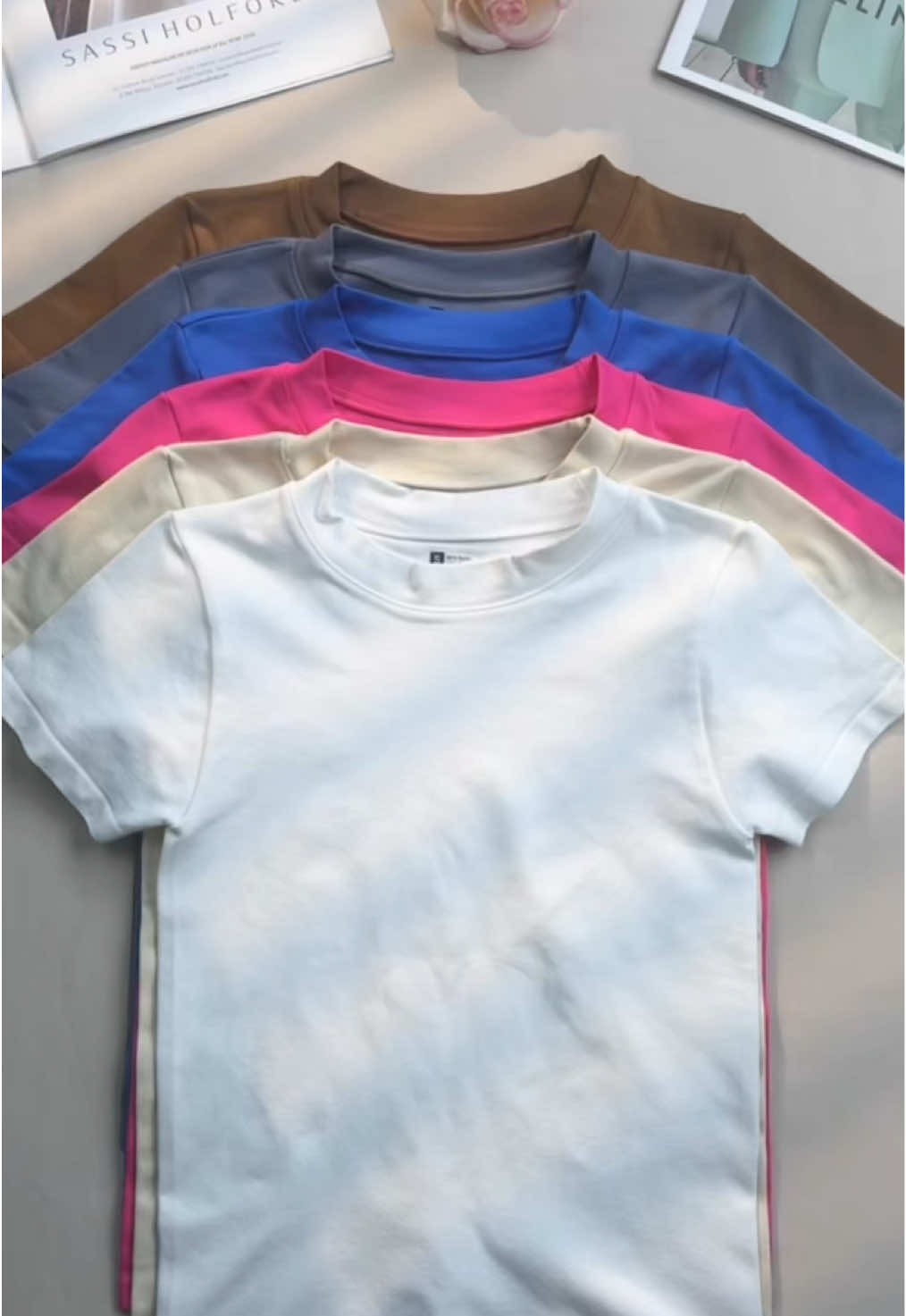 Solid Women's Sports Tee – Breathable & Quick-Dry 🌿💖 #lq#tee#gymwear#TikTokShopLaborDaySale#spotlightfinds