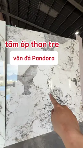 Tấm ốp than tre vân đá Pandora liền vân - phủ PET bóng sẵn tại kho @Kosmos Việt Nam #kosmos #kosmosvietnam #tamopkosmos #tamkosmos #tamopthantre 