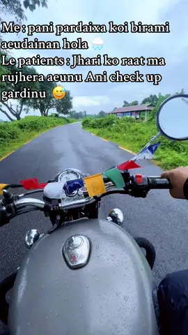 Jhari ko raatma rujhera aeunu 🌧️ #drrukmantamang #fyp #doctorsoftiktok #arjundhara_jhapa❣️☺️ #jhapalimuser 