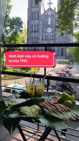 Nhâm nhi ly trà chanh và gói xôi cốm cùng nem nướng ngắm #nhatholonhanoi vào buổi chiều thu #xuhuong #muathuhanoi #xoicom 