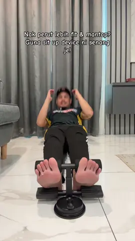 Sesuai untuk workout kat rumah – jimat masa, jimat kos gym! 🏋️‍♂️ #situpdevice #alatfitness #workoutdirumah #alatgym #situpmudah 
