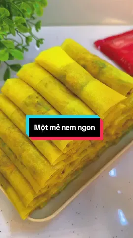 Có nhà bác nào mỗi lần gói nem là tiện làm cả một mẻ to như nhà em không #nhaquynhdam #ancungtiktok 
