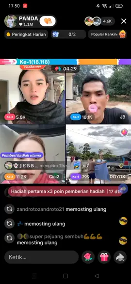 BERTEMPUR DAN BERSYUKUR😎😇 @pandasyifanda @PANDA  @abanghensem_12 