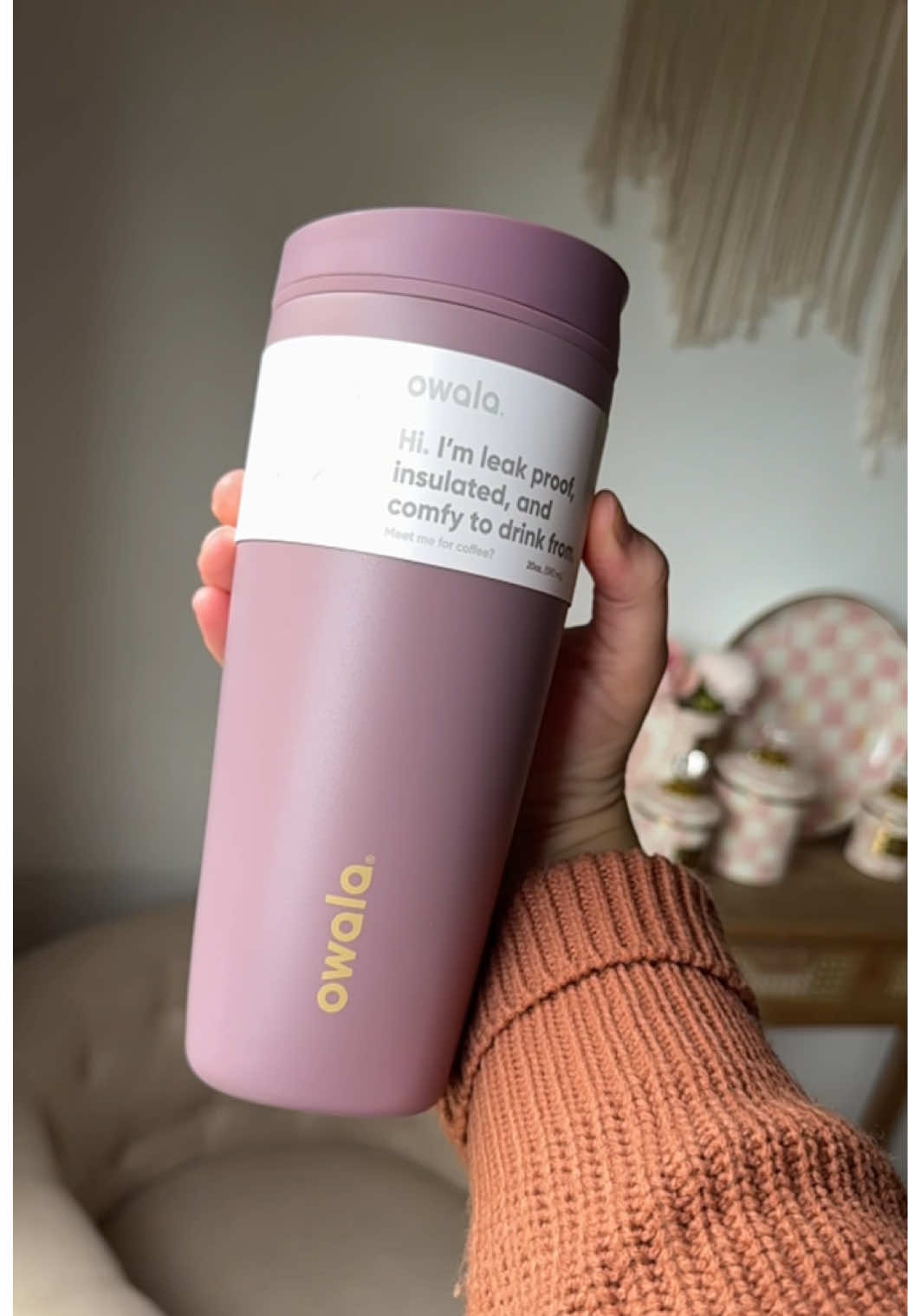 obsessed with this monochromatic purple Owala moment for fall! ☕️✨🤎 This is the Owala smoothsip slider 20 oz - insulated, leak proof, and perfect for coffee! Click the orange cart to grab one! #owala #owalasmoothsip #coffeetumbler #fallcup  #creatorsearchinsights 