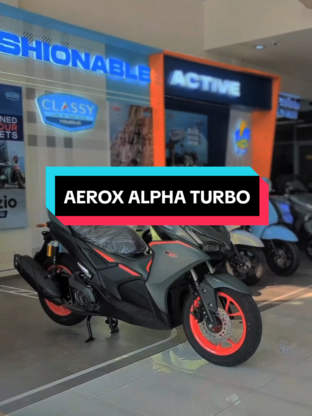 AEROX ALPHA TURBO nih gaessss. yuuu pengajuan pembelian bisa langsung hubungi nomer yang ada di bio yaaaa 🥳 #yamaha #yamahaindonesia #aerox #aeroxalpha #aeroxturbo 