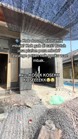 KOSEEEKKK😭 #rumah #bangunrumah #rumahminimalis #masyaallahtabarakkallah #fyp 