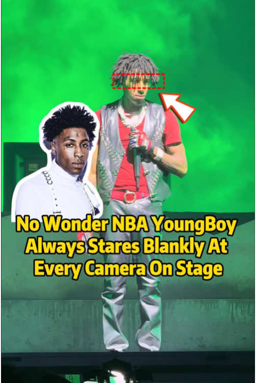 No wonder NBA YoungBoy always stares blankly at every camera on stage,the reason behind it is truly heartbreaking.#nbayoungboy #fyp #foryoupage #celebrity #usa #us 