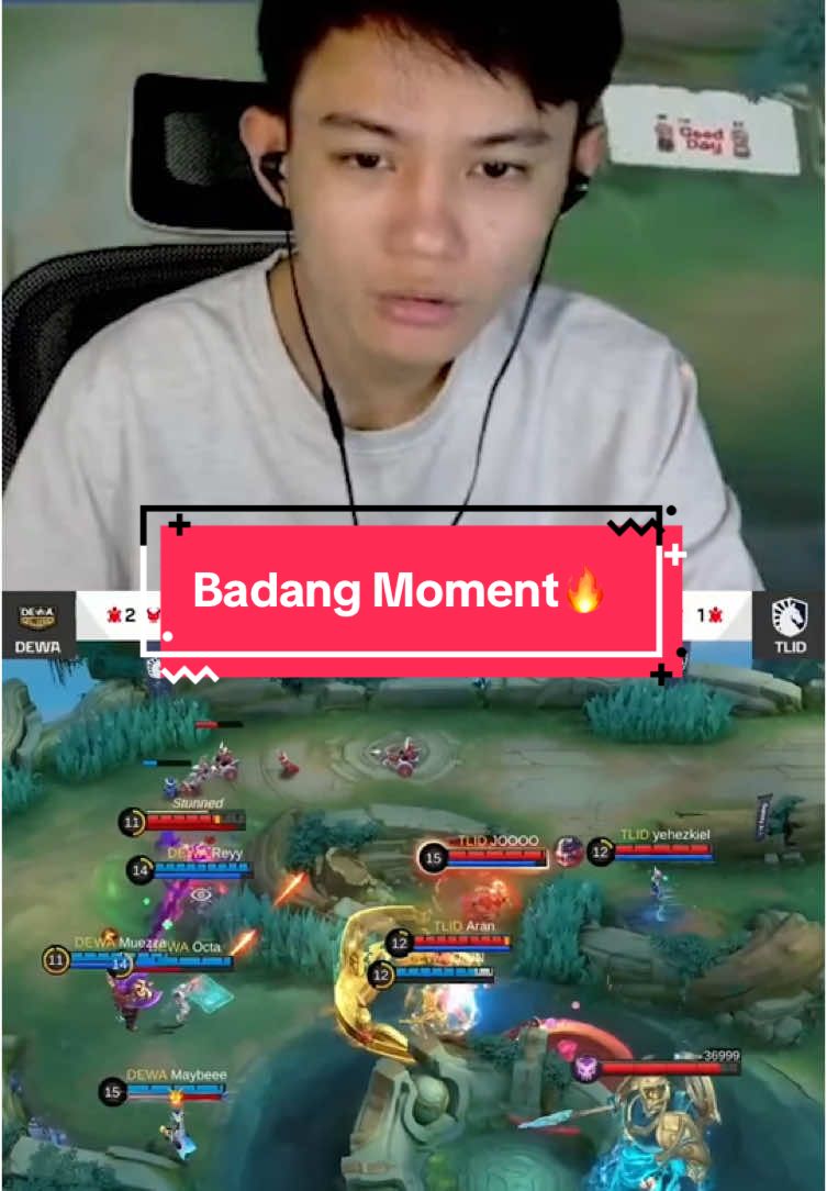 Jadi kangen liat @dewa.qinn pake Badang😋👆🏻 Gebrakan moment apalagi yah week ini?🥶 . #ANAKDEWA #RiseBeyondLimits #DewaUnitedEsports #mlbb #MPLIndonesia #WeOwnThis #MPLIDS16 #MobileLegends