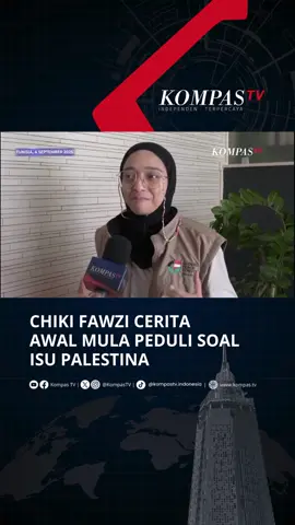 Aktivis Muda, Chiki Fawzi turut serta dalam Global Sumud Flotilla 2025. Putri dari Ikang Fawzi tersebut berada di Tunisia bersama para relawan internasional. Ia dijadwalkan berlayar menuju Gaza untuk menentang blokade Israel. Chiki juga membawa misi kemanusiaan sekaligus pesan solidaritas dunia. Chiki juga mengajak anak-anak muda untuk lebih peduli atas isu kemanusiaan ini. Tuliskan komentarmu dan dapatkan berita terkini lainnya di www.kompas.tv serta youtube.com/kompastv. #SOROTKompasTV