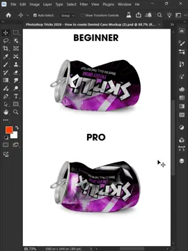 Photoshop Tips 2025 - Tips Create Cans Mockup like a PRO Designer #ducthangds #designtools #photoshopskills #photoshoptips #photoshoptricks 