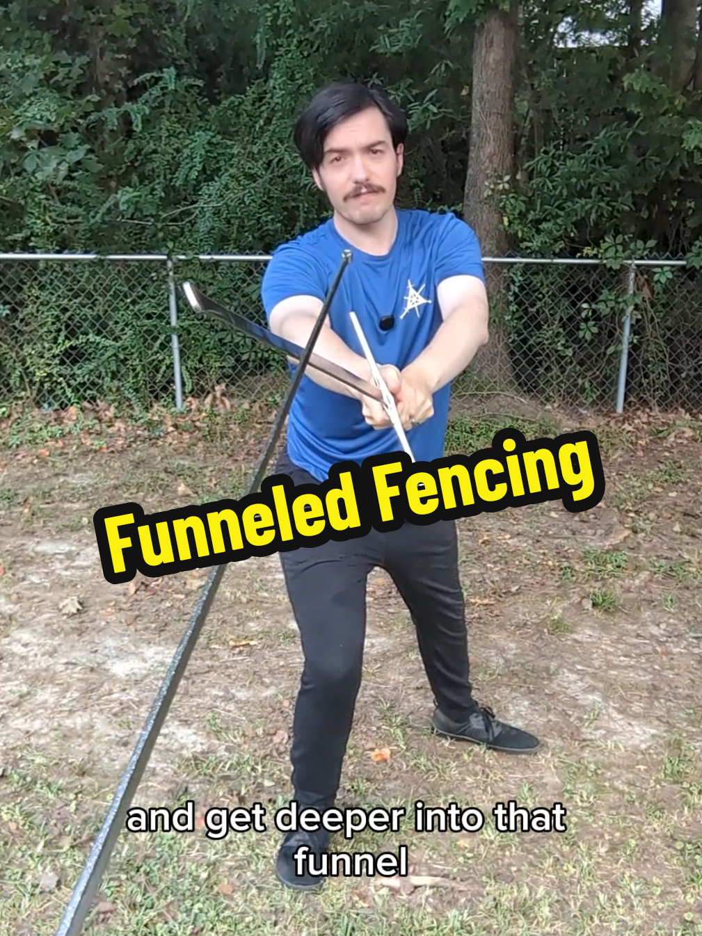 Funneled Fencing #sword #swordtiktok #hema #fencing #martialarts 