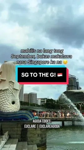 manifest lang ng manifest!!! ✨ don’t forget to use our agoda codes for more discounts! Hotel - EUCLARE (up to 10%off) Activities - EUCLAREAGODA (up to 5% off) #traveltiktok #singapore #agodaambassador #traveltok #manifesting 