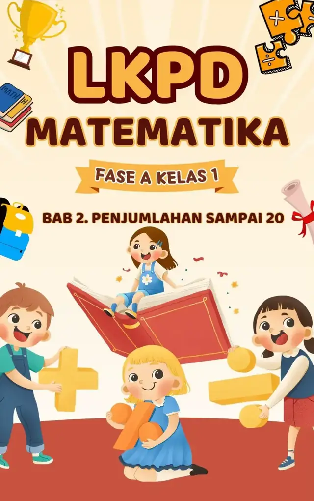Pada bab ini, siswa juga sudah dikenalkan dengan penyelesaian soal cerita sederhana tentang penjumlahan #lkpdkelas1 #lkpdkelas1 #matematikakelas1 #gurukelas1 