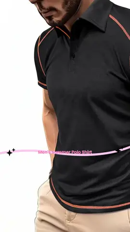 New summer Amazon men's short-sleeved polo shirt European and American men's color matching lapel Polo suit men's cross-border wholesale 