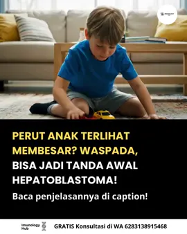 Ayah/Bunda, hati-hati kalau perut anak terlihat lebih besar dari biasanya. Jangan buru-buru anggap itu hanya kembung biasa. Bila kondisi ini berlangsung lama, keras saat diraba, atau disertai gejala lain, bisa jadi tanda bahaya. 👉 Ciri-ciri yang patut diwaspadai: Perut membengkak atau ada benjolan di area hati (bagian kanan atas perut). Berat badan sulit naik, bahkan bisa turun drastis. Anak sering tampak lemas, rewel, dan kurang nafsu makan. Mata atau kulit tampak kuning (gejala gangguan hati). Kadang disertai muntah atau nyeri perut. ⚠️ Apa itu Hepatoblastoma? Hepatoblastoma adalah kanker hati ganas yang paling sering terjadi pada anak-anak, terutama usia di bawah 3 tahun. Penyakit ini terbentuk dari sel-sel hati yang tumbuh tidak terkendali dan bisa menyebar ke bagian tubuh lain jika tidak segera ditangani. Meski langka, kasus Hepatoblastoma terus ada dan sering terlambat terdeteksi karena gejalanya mirip sakit biasa. Padahal, jika terdeteksi lebih dini, peluang sembuh dengan terapi medis jauh lebih besar. 💡 Ingat, waspada lebih baik daripada terlambat. 📌 Konsultasi GRATIS sekarang juga 👉 WA: 083138915468 (langsung chat, tanpa biaya) Dan jangan lupa follow akun ini untuk update seputar kesehatan & edukasi medis lainnya.
