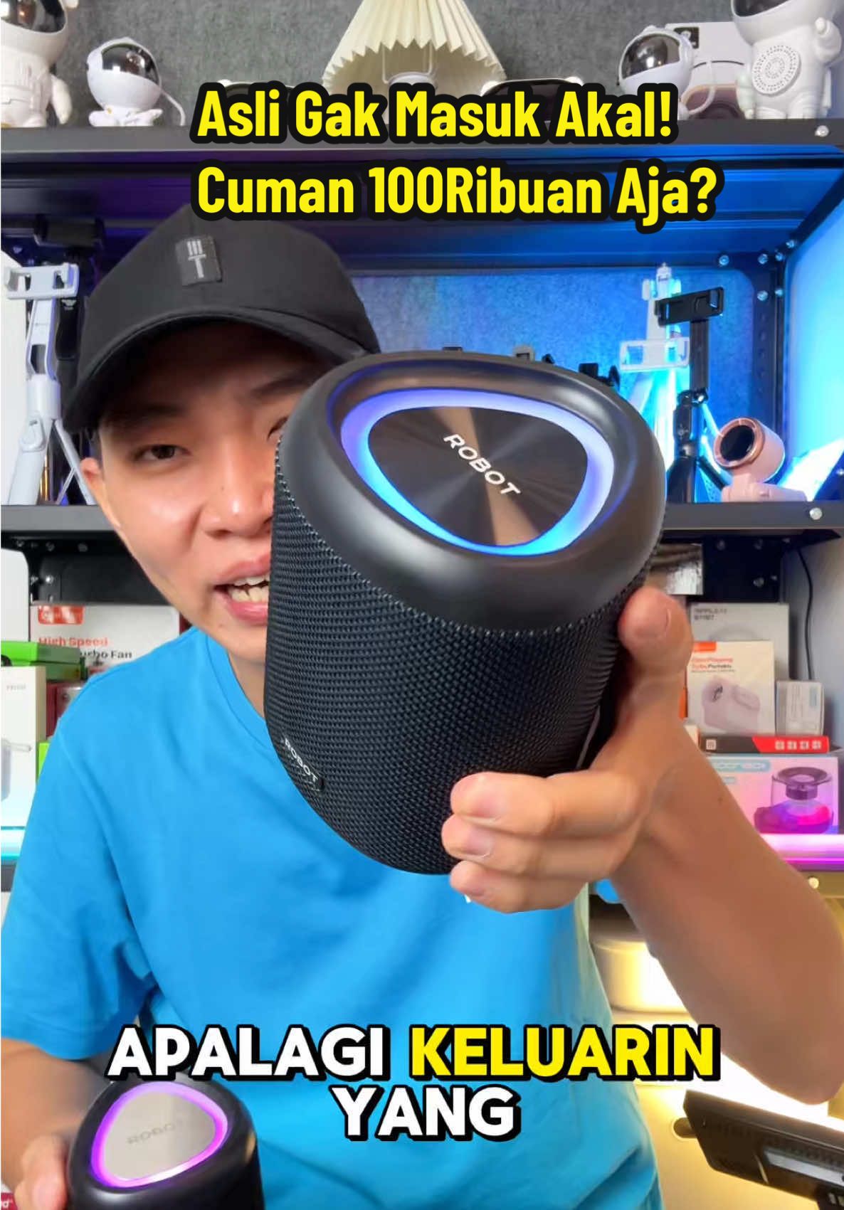 Asli Gokil!! Gak masuk akal suaranya cuman 100rban Speaker Bluetooth Robot RB 120S #robotrb120s #speakerrobot #speakerbluetoothfullbass #speakerbluetoothviral 