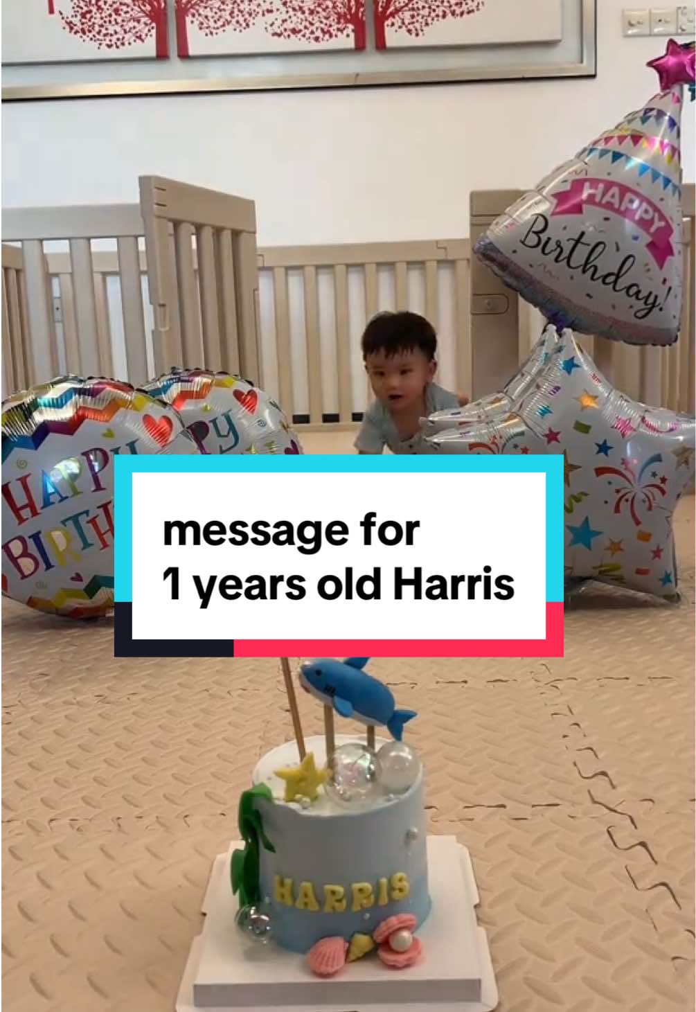 A message to 1 years old Harris ✉️Special thanks to Mama who has always been my greatest teacher and inspiration from the very beginning. Thank you to everyone who have supported and followed us on this lovely journey ❤️