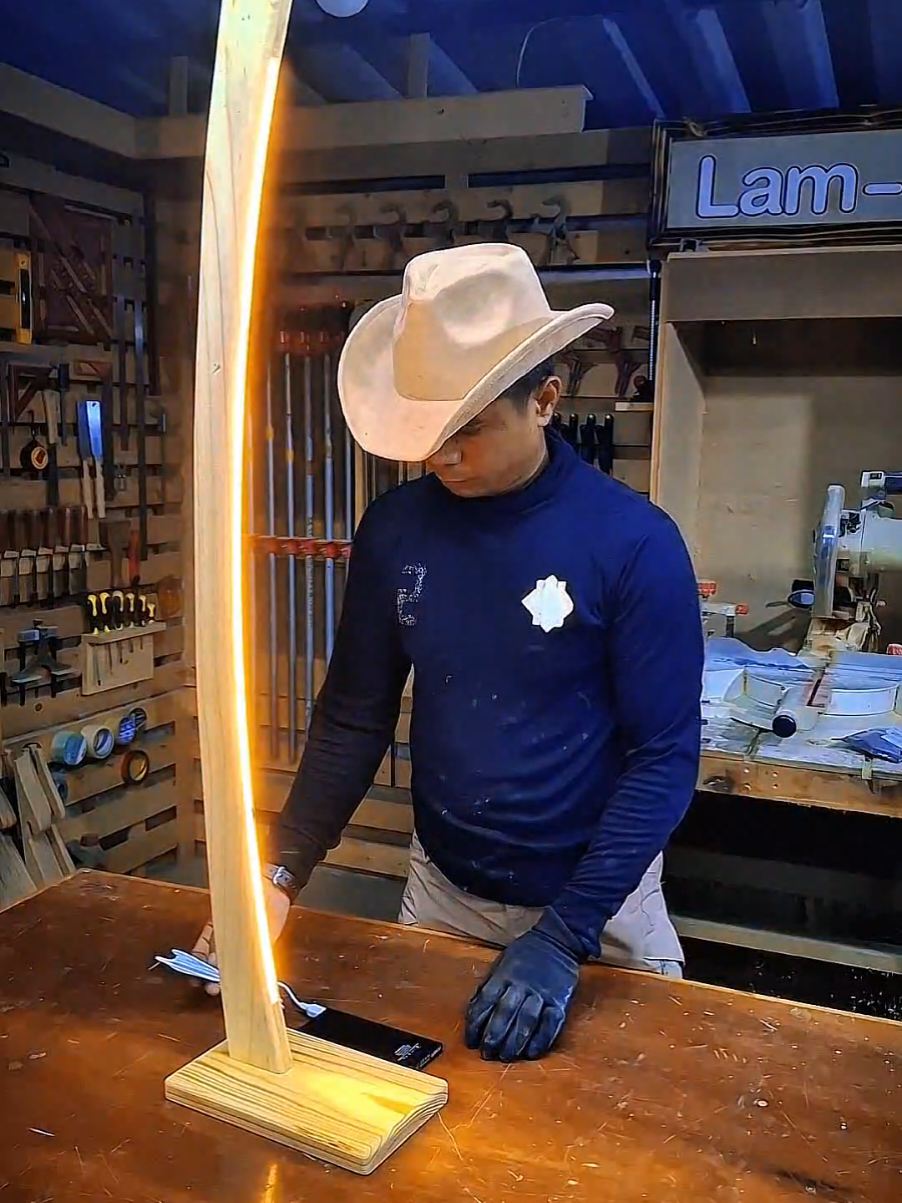 โคมไฟไม้ #งานไม้ #woodworking #woodidea #DIY 