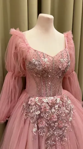 Fairy gown in peach color ✨ Available on our Tiktok shop. #fairydress #debutgown #fairygown #beautifulgown #bohogown 