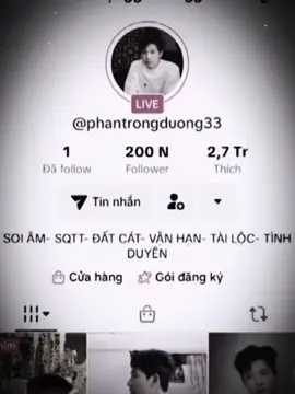 Người ấy đang live kìa🖤…🌻#phantrongduong33 