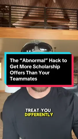 Stop listening to your friends who have zero scholarship offers. — #collegerecruiting #recruitingprocess #recruitingtips #recruitingadvice #scholarship