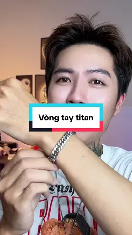 Lắc tay thép titan đeo lâu ko rỉ dễ phối đồ ae tham khảo #lactaynam #vongtaynam #vongtaytitan #minhtrainghiemreview 