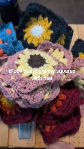 I'm obsessed with my new blocking board. upgrading from a 7