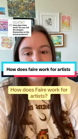 Replying to @🖊✏️Rocky Illustrations 🖊✏️ how does Faire work for Artists? Selling your art in bulk to brick and mortar stores so they can sell it to their customers has expanded my business and is 80% of my art income 😊 and a lot of it happens on faire ##arttok##artistsoftiktok##fairewholesale##etsyshop##sleepyheadkl 