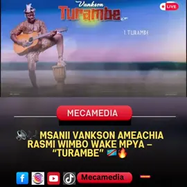 🔊🎶 MSANII VANKSON AMEACHIA RASMI WIMBO WAKE MPYA – “TURAMBE” 🇨🇩🔥 Wapenzi wa muziki wa asili, sasa ni muda wa kuungana kusikiliza sauti ya kweli ya utamaduni! Msanii maarufu wa muziki wa jadi na ujumbe, VANKSON, ameachia rasmi wimbo wake mpya unaoitwa: 👉🏾 “TURAMBE” (tuendelee kuishi) 📍 Wimbo huu tayari upo YouTube! 🎧 Nenda sasa usikilize, upende, usambaze na usapoti msanii VANKSON. 🔗 Tafuta: VANKSON – TURAMBE kwenye YouTube na ujifunze kupitia sauti ya utamaduni. 🖊 Imeandikwa na Mangwa | Soma zaidi: 🌐 www.mecamediaafrica.com #Vankson #Turambe #MuzikiWaAsili #CongoMusic #MecamediaAfrica      
