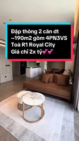 Siêu phẩm Đập Thông toà R1 diện tích ~190m2 sửa 5PN3VS full nội thất xịn giá 2x tỷ #xuhuong #xuhuongtiktok #xh #xhtiktok #bđshanoi #royalcity #vinhomesroyalcity #muabancanho #viral 