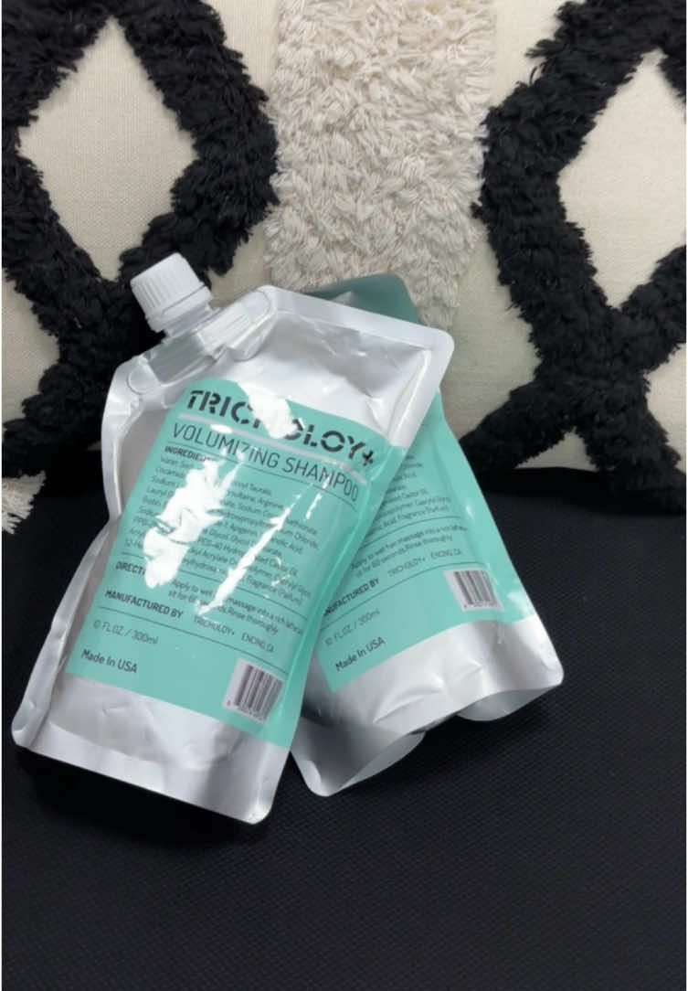 [Buy 1 Get 1 Freel Tricholoy + Anti-Hair Fall & Less Shedding & Volumizing Shampoo | Biotin, Arginine & Oleanolic Acid | Strengthens Roots I Promotes Hair Growth | Oil Control & Scalp Nourishment | 300ML #Liquidshampoo #Growth #Nourishing #Antidetachment #Fluffy #us #tiktokshop #fyp #Haircare #Hair 