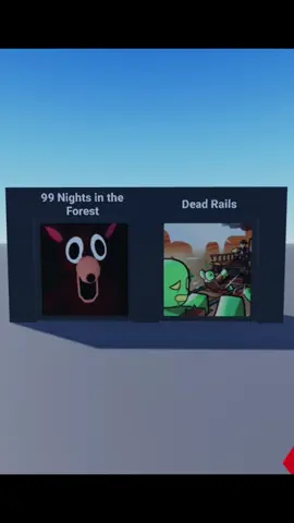 🌲 99 Noches o Rieles Muertos 🚂 #roblox #memes #99nightintheforest #deadrails 