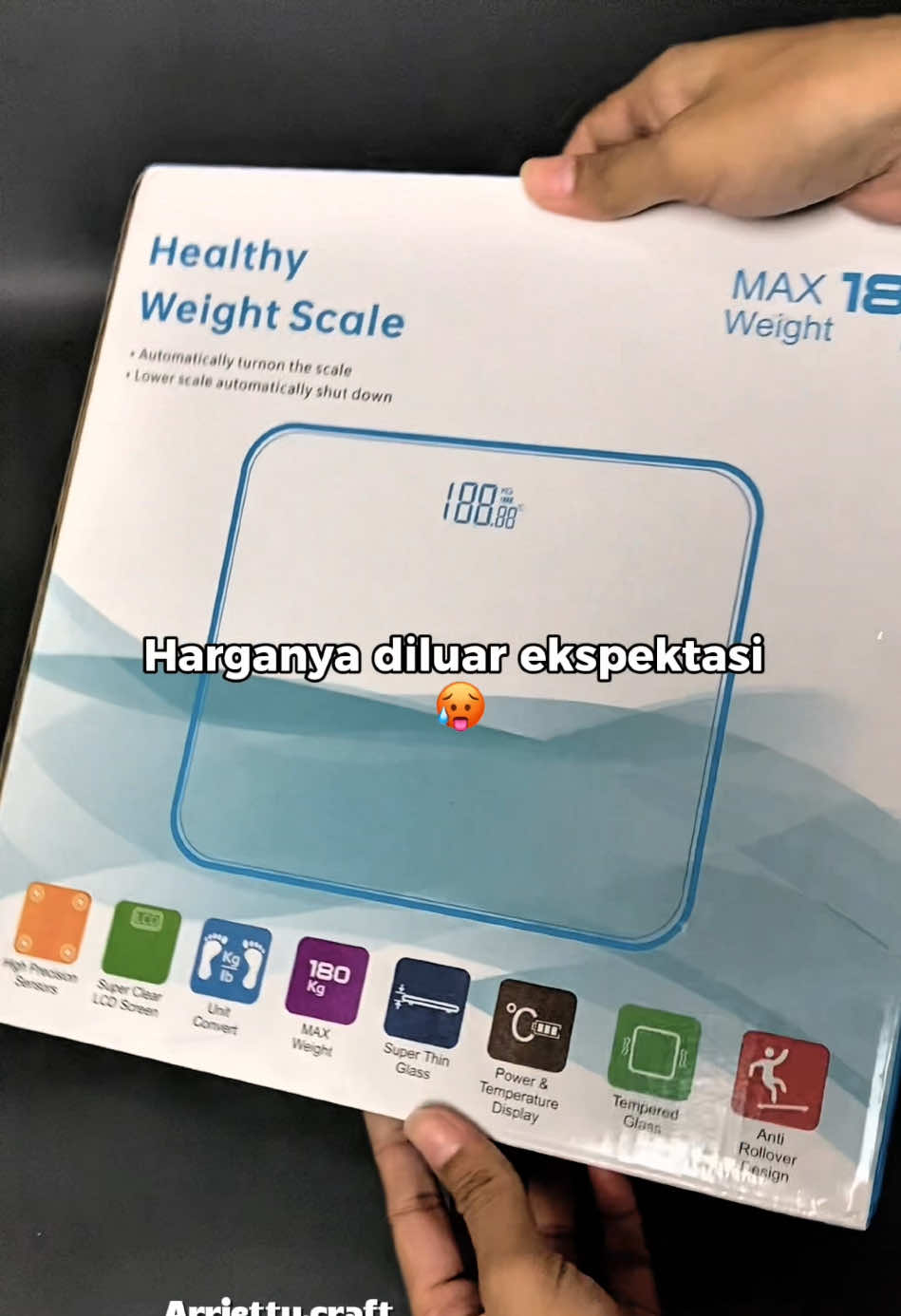 Timbangan digital dari Trailtop emang TOP BANGET!!! 😍✨ #fyp #fypage #timbangan #timbangandigital #timbanganbadan #trailtop #timbanganmurah #CapCut 