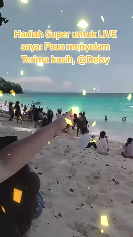Salah satu Hadiah terbaik di LIVE saya. Terima kasih atas dukungan Anda terhadap konten saya, Deisy. @Deisy #tiktoklive #livehighlights #livegift #whalediving #pausmenyelam @mama embo 😎 @mikalongggg13 