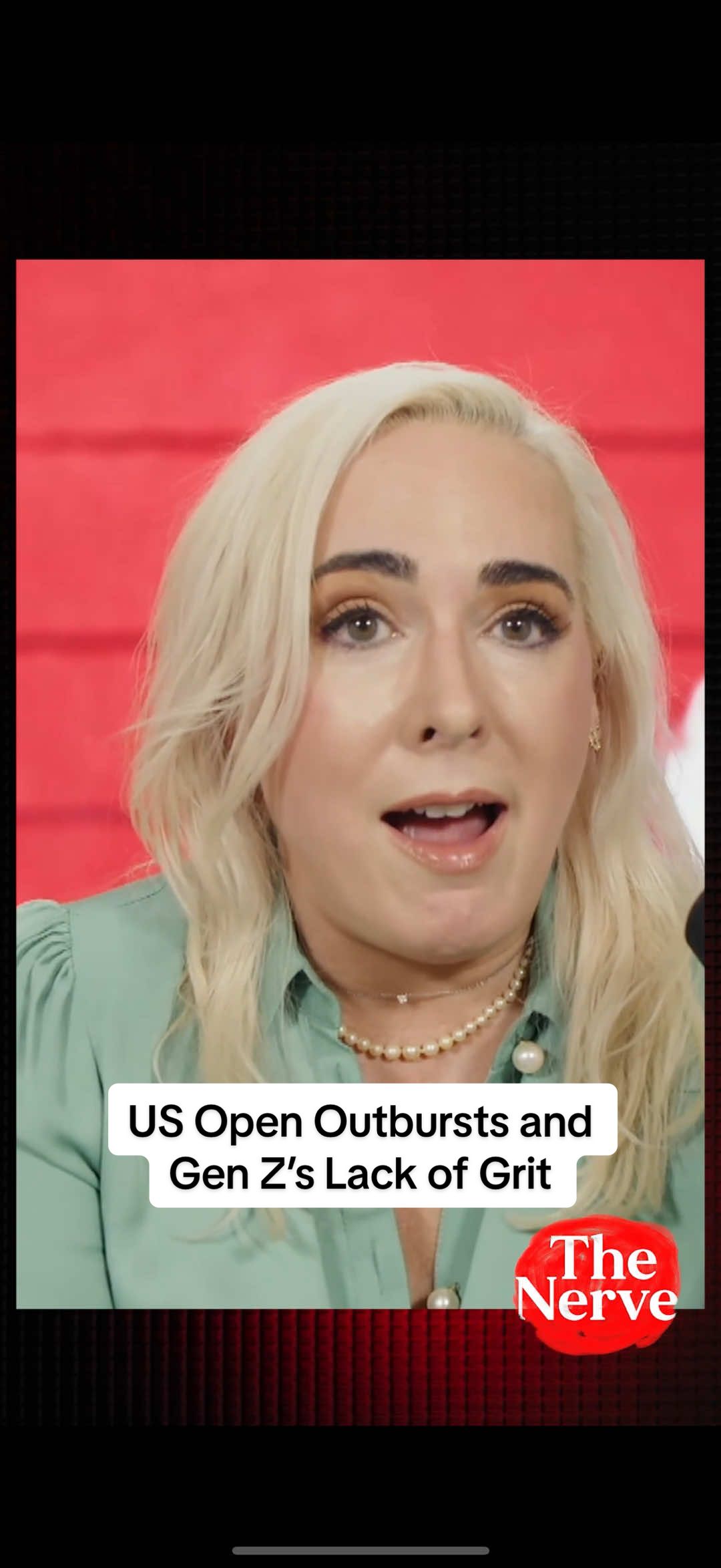 “Toughen up”: #MaureenCallahan compares the outburts at the US Open to Gen Z’s lack of grit.  #thenerveshow #news #popculture #USOpen 