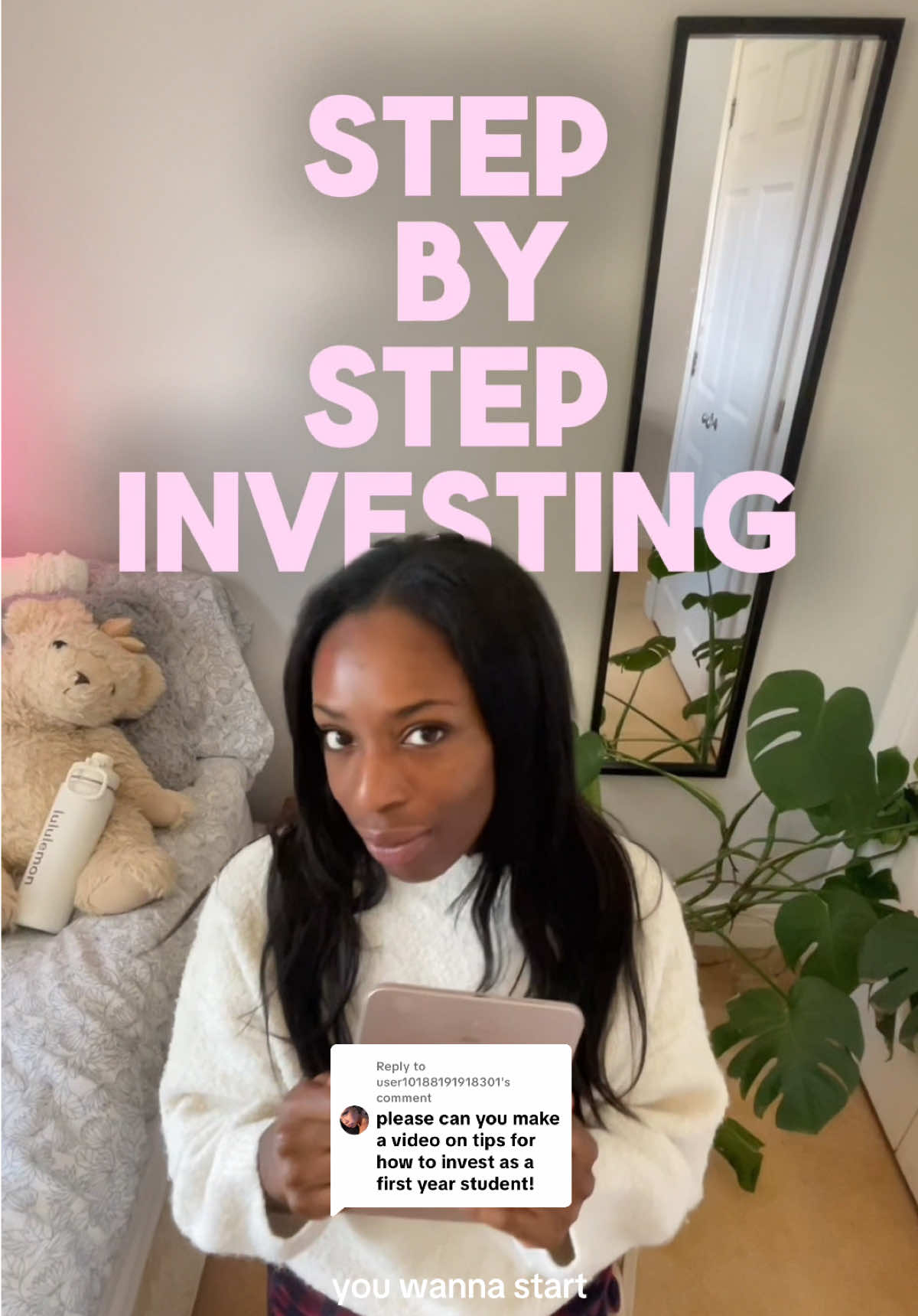 Replying to @user10188191918301 a step by step guide on investing for students and grads 🎀 #investingforstudents #ukinvesting not financial advice xoxo