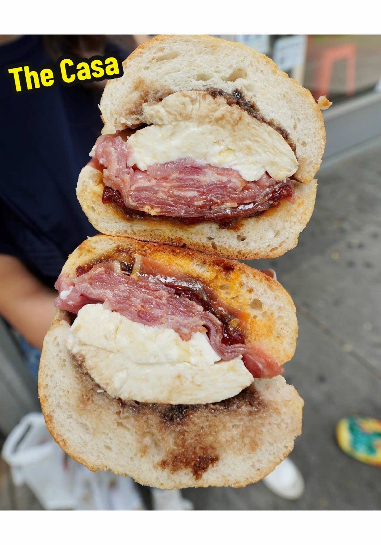 Treat ya self to a “Casa” just look at that Drip💧Fresh Mozzarella, Prosciutto di Parma, sundried peppers, oil! And balsamic glaze. #mozzarella #mozzarellacheese #sandwiches #nyceats #sandwich @Bronx Little Italy 🇮🇹 @Eater @Tasty @Beli App | Restaurant Lists @DEVOURPOWER 