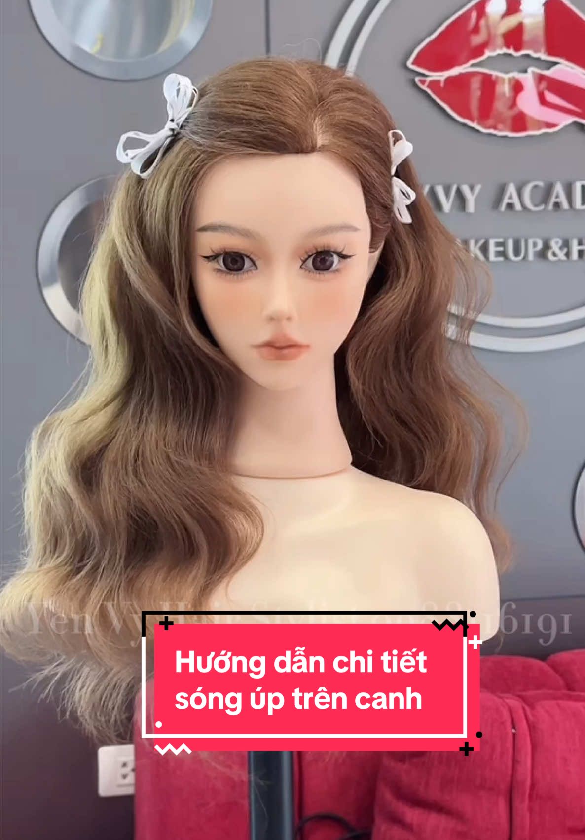 Hướng dẫn chi tiết cách làm sóng úp trên canh nha các bạn #LearnOnTikTok #hottrend #daytocchuyennghiepnangcao #ilovetiktok #viraltiktok #tocsongcupcodien 