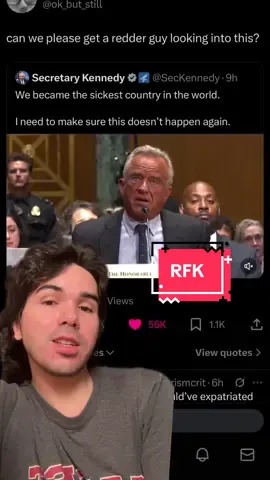 Under his leadership, we absolutely will become the sickest country in the world so maybe it’s just a self-fulfilling prophecy. #politics #news #politicstiktok #greenscreen 