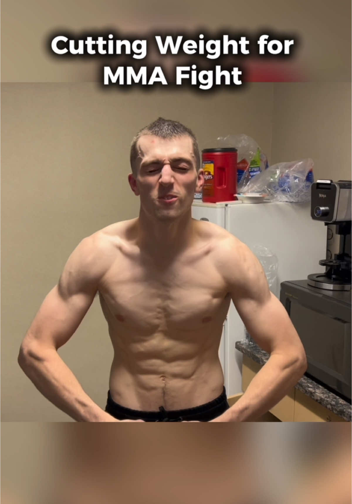 Undefeated never missed a pound 😤 #mma #weightcut #mmafighter #fighter 