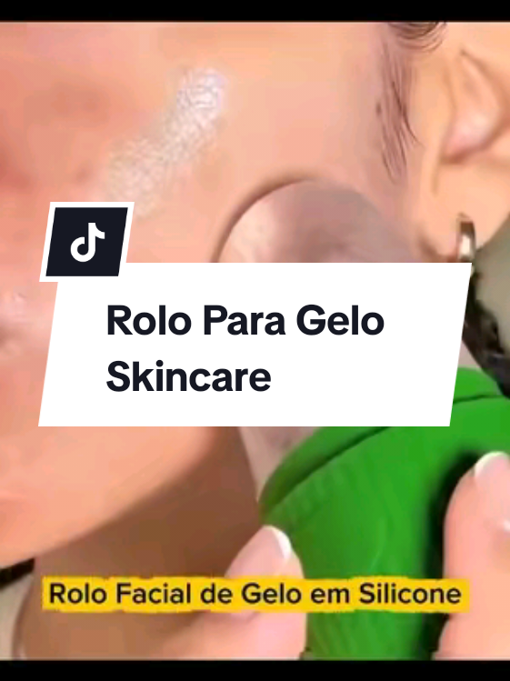 SkinCare Gelo no rosto, passe gelo no rosto e vai se surpreender  #rolofacial #gelofacial #gelo #skincare #tiktokshopbrasil 