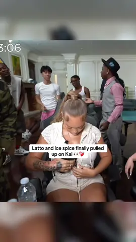 Latto and ice spice finally pulled up on Kai 👀❤️‍🩹 #kaicenat #latto #icespice #mafiathon3 