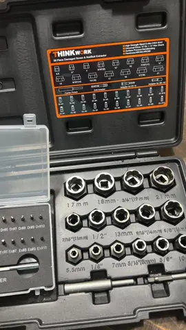 Thinkwork Damaged Bolt / Nut / Screw Extractor Tool Kit Set #tiktokshopcreatorpicks #tools #tooltok 