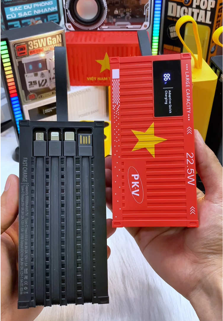 50.000mAh sạc điện thoại thì biết bao giờ mới hết điện?#sacnhanh #sacduphongcontainer #sacduphong50000mah #xuhuong #xuhuongtiktok 