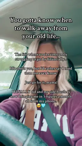 Being ready isn’t a feeling.. it’s a descion. When will you decide it’s finally time for a change? Comment “info” to learn about the side hustle that has changed my life. 