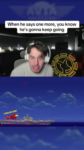 When he says one more, you know he’s gonna keep going #aviamasters #planegame #kickstreaming #streamer 