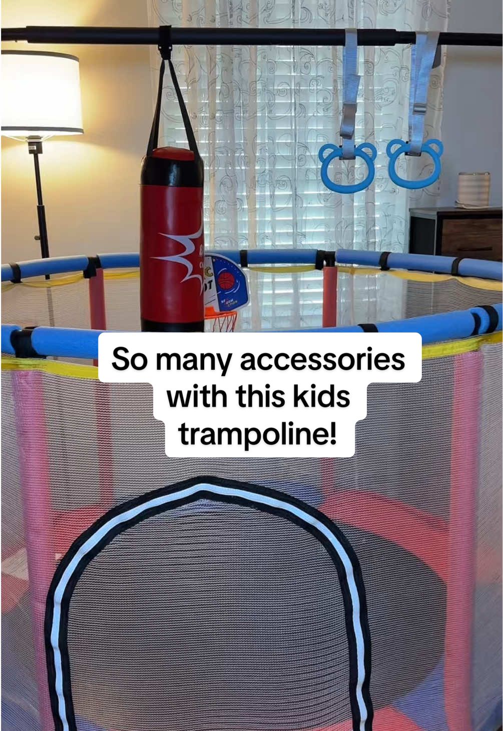 Kids will have hours of fun on this trampoline! #kidstrampoline #trampoline #trampolineforkids 