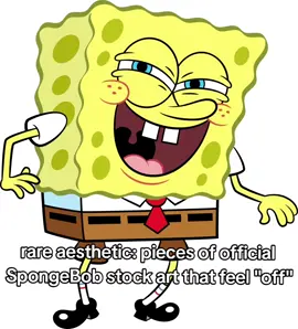 with the SpongeBob ones you can kinda tell what's wrong but with characters like Squidward and Mr. Krabs they just look subtly off #spongebob #spongebobsquarepants #rareasthetic #fyp #ilovebbws 