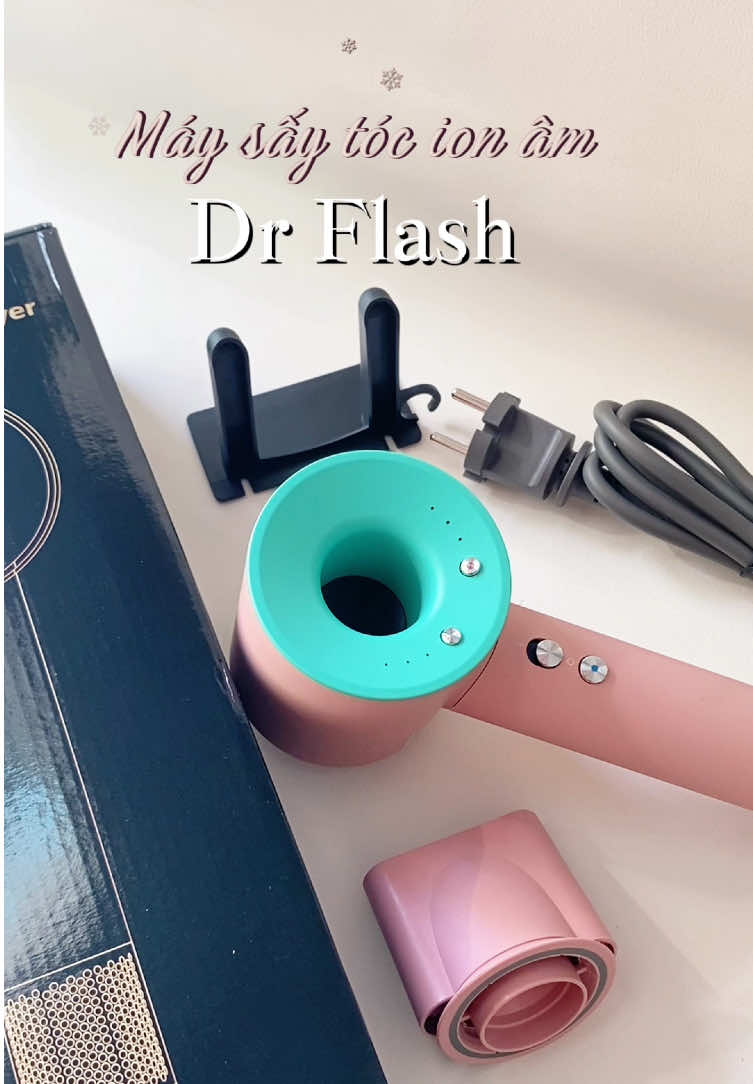 Máy sấy siu chất lượng, vừa nhanh khô tóc vừa bảo vệ tóc 🫶🏻#maysaytoc #baovetoc #drflashhairdryer #maysaytocionam #hair 